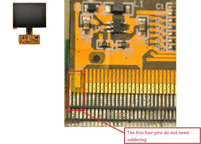 LCD DISPLAY FPC AND IC DRIVER FOR FOR AUDI/VDO GROUP