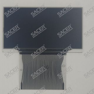 LCD DISPLAY with Ribbon / Flat Cable for Renault Twingo II 2007-2012