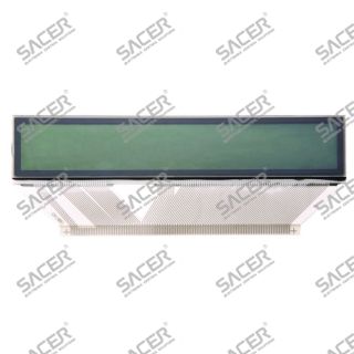 LCD Display with silver ribbon / flat cable for Saab 9-3 & 9-5 Sid1 / Sid2/Sid3