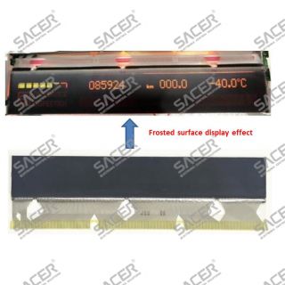 Frosted surface LCD display with ribbon / flat cable for BMW X5 E53 / E38 / E39(-2003)