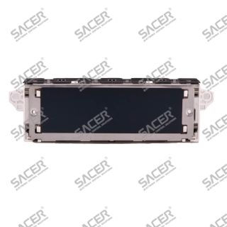 LCD display with outer cover for citroen & Peugeot (Red Background)