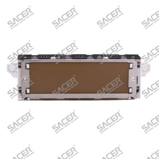 LCD Display with outer cover for citroen & Peugeot (orange background)