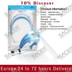 Transparent Protective Mask Anti-Fog Splash Oil-Splash Proof Full Face Mask Protect Shield Anti-UV Anti-Shock Safety face Mask