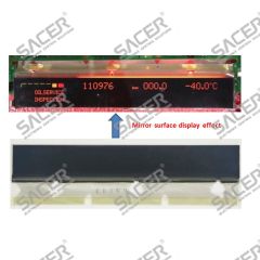 Mirror surface LCD display with ribbon / flat cable for BMW X5 E53 / E38 / E39(-2003)