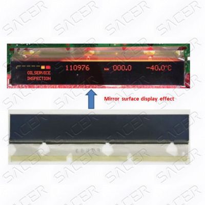 Mirror surface LCD display with ribbon / flat cable for BMW X5 E53 / E38 / E39(-2003)